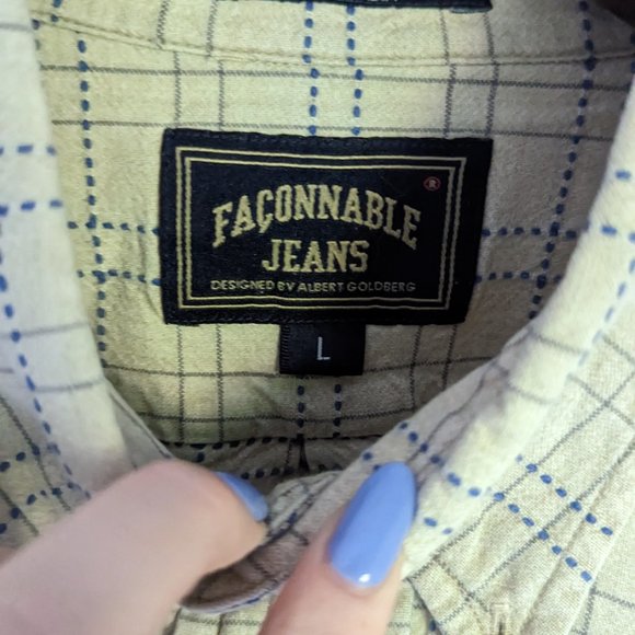 💖HP💖 Men's Long Sleeve  Shirt - Faconnable - Picture 4 of 6